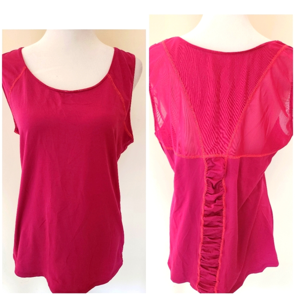 Large Pink Spanx Streamlined Tank